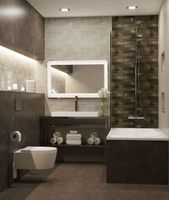 Настенная плитка Belleza Кайлас Коричневый арт-00-00-5-18-01-15-2335 — фото 3, Настенная плитка