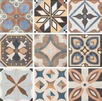 Керамогранит Sant Agostino Patchwork Colors микс из 9 видов арт-CSAPCOMX20 — фото 12, Керамогранит