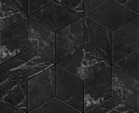 Мозаика Atlas Concorde Italy Marvel Pro Noir St.Laurent Mos. Esagono Lapp. арт-ADVP — фото 1, Мозаика