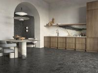 Керамогранит Ariostea Ultra Fragmenta Nero Ombrato Natural Plus 6mm арт-UF6S310621 — фото 13, Керамогранит