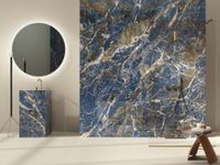 Керамогранит Ape ceramica Icaro Blue Marble Pol Rect арт-A039588 — фото 3, Керамогранит