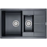 Кухонная мойка Paulmark Flugen 60/1,5 Черный металлик арт-PM237850-BLM — фото 1, Кухонные мойки