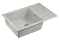Кухонная мойка Paulmark Flugen 60 Серая арт-PM317850-GR — фото 2, Кухонные мойки