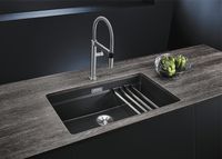 Кухонная мойка Blanco Etagon 700-U Silgranit Серый беж арт-525174 — фото 6, Кухонные мойки