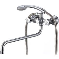 Смеситель для ванны WesnaArt Kamila универсальный Хром арт-KAM16-322-23241 — фото 1, Смеситель для ванны