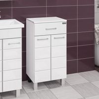 Тумба СанТа Омега 60 Белая арт-307001 — фото 1, Комоды и тумбы для ванной комнаты