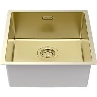 Кухонная мойка Paulmark Lassan 44 Uni Светлое золото арт-LA44-LG — фото 2, Кухонные мойки