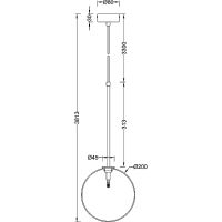 Товар: Подвесной светильник Maytoni Modern Mood Прозрачный Латунь арт-MOD172PL-01BS - фото 6 Подвесной светильник Maytoni Modern Mood Прозрачный Латунь арт-MOD172PL-01BS — фото 6, Подвесные светильники