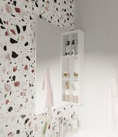 Подвесной шкаф 1MarKa Cube 15 Белый арт-У83244 — фото 2, Шкафы для ванной