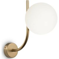 Настенный светильник Maytoni Modern Rendez-vous Белый Латунь арт-MOD109WL-01BS — фото 1, Бра