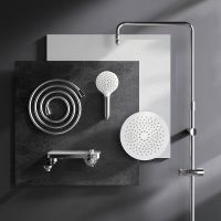 Товар: Душевая система AM.PM Like Хром арт-F0780700 - фото 11 Душевая система AM.PM Like Хром арт-F0780700 — фото 11, Душевые стойки