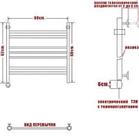Товар: Электрический полотенцесушитель Ника Classic ЛП (Г2) 60/60 Хром арт-ЛП Г2 60*60 лев - фото 3 Электрический полотенцесушитель Ника Classic ЛП (Г2) 60/60 Хром арт-ЛП Г2 60*60 лев — фото 3, Электрические полотенцесушители