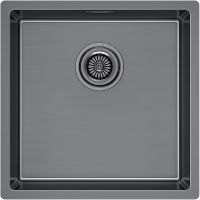 Товар: Кухонная мойка Paulmark Lassan 49 Uni Вороненная сталь арт-LA49-GM - фото 2 Кухонная мойка Paulmark Lassan 49 Uni Вороненная сталь арт-LA49-GM — фото 2, Кухонные мойки