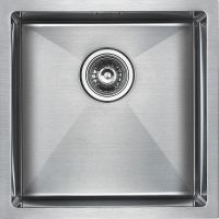 Кухонная мойка Paulmark Aller 44 Uni Брашированная сталь арт-PM904444-BS — фото 1, Кухонные мойки