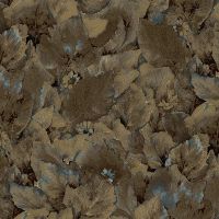 Обои Wiganford by Solo Teodoro Винил на флизелине (1,06*10,05) Коричневый/Золото/Синий, Листья арт-WG5118 — фото 1, Обои для стен