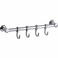 Вешалка для полотенец Frap Хром арт-F205-4 — фото 1, Крючки для полотенец