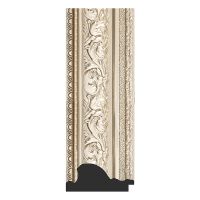 Зеркало Evoform Exclusive 160х70 с фацетом в багетной раме - Виньетка серебро 109 мм арт-BY 3582 — фото 2, Зеркала в ванную комнату