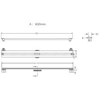 Товар: Душевой лоток Berges Super Slim 600 с решеткой Хром глянец арт-091152 - фото 12 Душевой лоток Berges Super Slim 600 с решеткой Хром глянец арт-091152 — фото 12, Душевые лотки