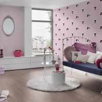 Обои детские AS Creation Little Stars Винил на флизелине (0,53*10,05) Белый, Однотонные арт-35566-2 — фото 2, Обои для стен