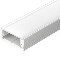 Профиль алюминиевый Arlight Slim накладной для контурной подсветки Белый арт-037111 — фото 1, Профили для светодиодных лент
