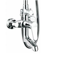 Душевая система Bravat Eco Хром арт-F6111147C-A-RUS — фото 2, Душевые стойки