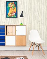 Обои Yien Elements Винил на флизелине (1,06*10) Белый/Бежевый/Серебряный, Полоса арт-320-7 — фото 3, Обои для стен