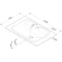 Раковина AM.PM Func 80 Белая матовая арт-M8FWPC0800WM — фото 5, Раковины встраиваемые сверху
