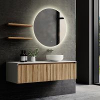 Зеркало Abber Mond 100 с подсветкой с сенсорным выключателем и диммером арт-AG6203SL-1.0 — фото 2, Зеркала в ванную комнату