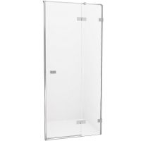 Душевая дверь New Trendy Avexa Chrome 130 R профиль Хром стекло прозрачное арт-EXK-1452 — фото 1, Распашные душевые двери