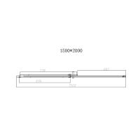 Душевая дверь Vincea Dice 150 профиль Хром стекло прозрачное арт-VDS-4D150CL — фото 5, Раздвижные душевые двери