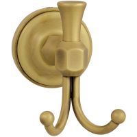 Двойной крючок Migliore Fortuna Бронза арт-27710 — фото 1, Крючки для полотенец