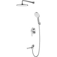 Душевая система Splenka Сатин арт-S222.27.05 — фото 1, Встраиваемые душевые комплекты