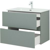 Тумба под раковину Aquanet Джейн 80 подвесная Мисти грин арт-313318 — фото 6, Тумбы под раковину