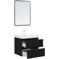 Товар: Тумба под раковину Aquanet Вега 2.0 60 подвесная Черная матовая арт-337953 - фото 8 Тумба под раковину Aquanet Вега 2.0 60 подвесная Черная матовая арт-337953 — фото 8, Тумбы под раковину