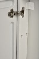 Зеркальный шкаф Sintesi Corso 60 с подсветкой Белый с сенсорным выключателем арт-SIN-SPEC-CORSO-60 — фото 7, Зеркальные шкафы в ванную