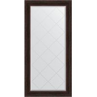 Зеркало Evoform Exclusive-G 161х79 с гравировкой в багетной раме - Темный прованс 99 мм арт-BY 4291 — фото 1, Зеркала в ванную комнату