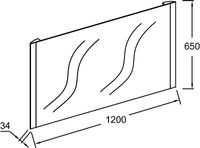 Товар: Зеркало Jacob Delafon Replique 120 с подсветкой с инфракрасным выключателем с функцией антипар арт-EB1475-NF - фото 3 Зеркало Jacob Delafon Replique 120 с подсветкой с инфракрасным выключателем с функцией антипар арт-EB1475-NF — фото 3, Зеркала в ванную комнату