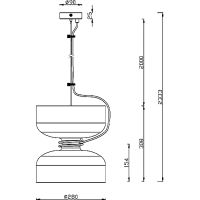 Подвесной светильник Crystal Lux Белый арт-UNO SP1.1 WHITE — фото 4, Подвесные светильники