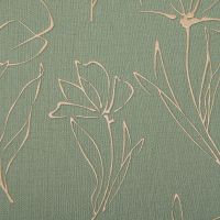 Обои Andrea Rossi Cheradi Винил на флизелине (1,06*10,05) Зеленый/Золото, Цветы арт-54390-4 — фото 2, Обои для стен