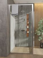 Душевой уголок Orange 140x90 профиль Хром стекло прозрачное арт-E23-14090TCR — фото 5, Прямоугольные душевые уголки