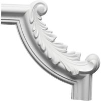 Угловой элемент Европласт 195x18x195 мм арт-1.52.295 — фото 1, Молдинги