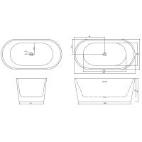 Товар: Акриловая ванна Ceruttispa Resia170II 170x75 СТ10519 без гидромассажа арт-CT10519 - фото 9 Акриловая ванна Ceruttispa Resia170II 170x75 СТ10519 без гидромассажа арт-CT10519 — фото 9, Акриловые ванны