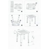 Товар: Стульчик для ванной Esbano Bern-5 Коричневый Хром арт-NOSTBERN5 - фото 3 Стульчик для ванной Esbano Bern-5 Коричневый Хром арт-NOSTBERN5 — фото 3, Сиденья