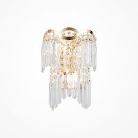 Настенный светильник Maytoni Diamant Crystal Gracia Прозрачный Золото арт-DIA201WL-02G — фото 6, Бра