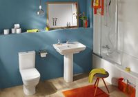 Унитаз компакт Jacob Delafon Struktura без бачка и сиденья арт-UJAJ102-WTE — фото 6, Напольные унитазы