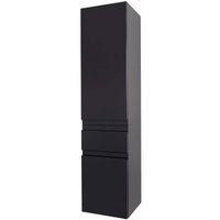 Шкаф пенал Jacob Delafon Madeleine 35 L подвесной Черный глянец арт-EB2069G-J52 — фото 1, Пеналы для ванной комнаты