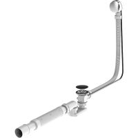 Слив-перелив AM.PM полуавтомат Хром арт-W90A-000-OFI — фото 1, Сливы-переливы