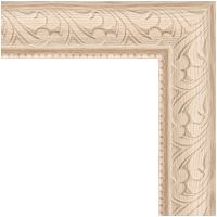 Зеркало Evoform Definite 74х74 в багетной раме - Беленый дуб 57 мм арт-BY 1026 — фото 3, Зеркала в ванную комнату