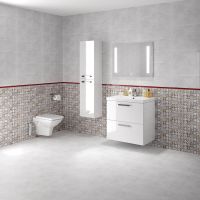 Зеркало Cersanit Led 020 Base 80 с подсветкой с диммером арт-KN-LU-LED020*80-b-Os — фото 5, Зеркала в ванную комнату