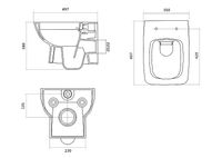 Комплект унитаза с инсталляцией Santek Нео Пэк с сиденьем Микролифт и клавишей смыва Хром арт-1WH501572 — фото 6, Комплекты унитаз + инсталляция